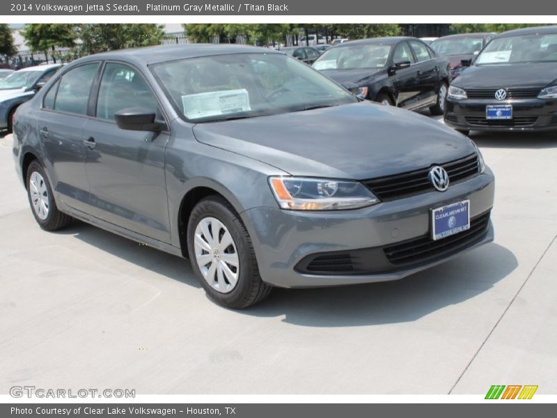 Platinum Gray Metallic / Titan Black 2014 Volkswagen Jetta S Sedan