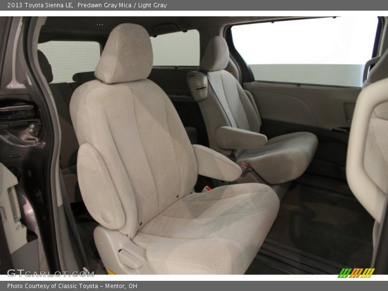Predawn Gray Mica / Light Gray 2013 Toyota Sienna LE