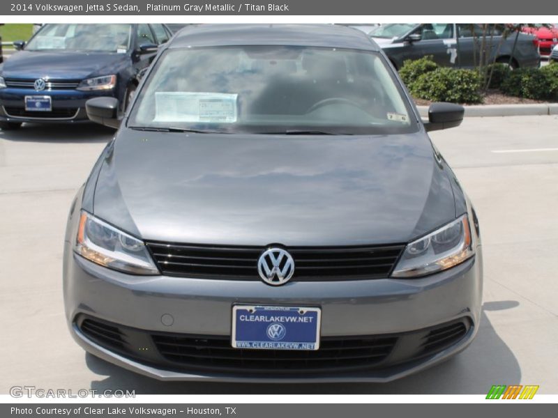 Platinum Gray Metallic / Titan Black 2014 Volkswagen Jetta S Sedan