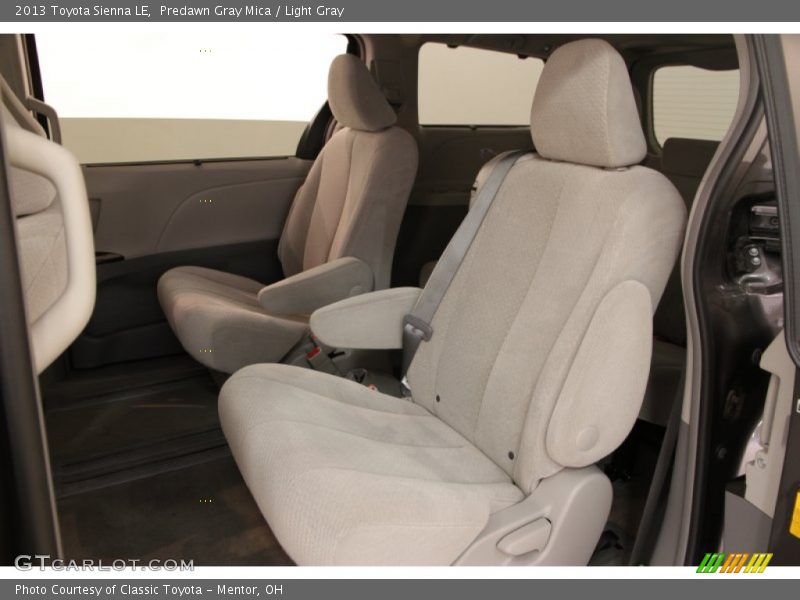 Predawn Gray Mica / Light Gray 2013 Toyota Sienna LE
