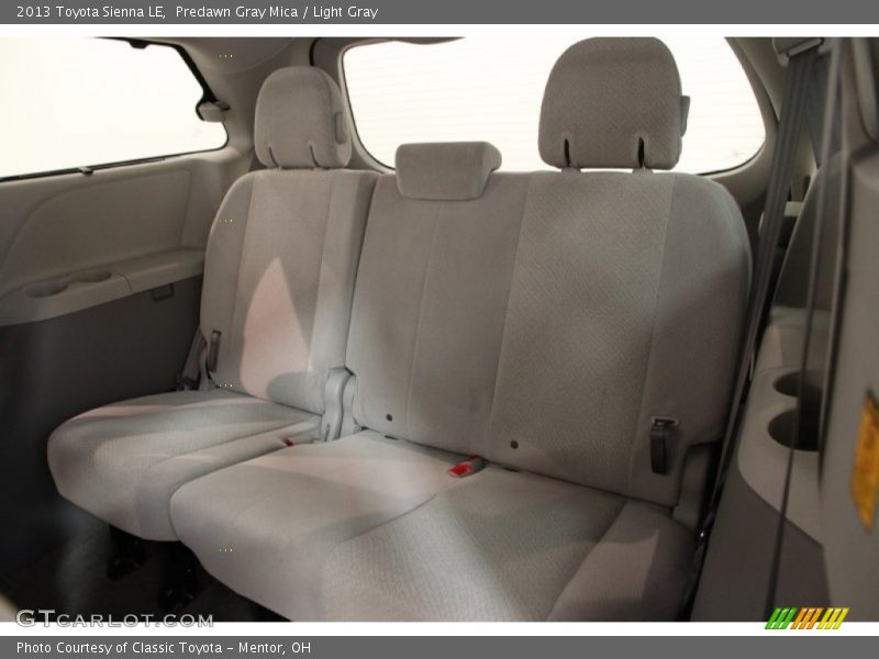 Predawn Gray Mica / Light Gray 2013 Toyota Sienna LE