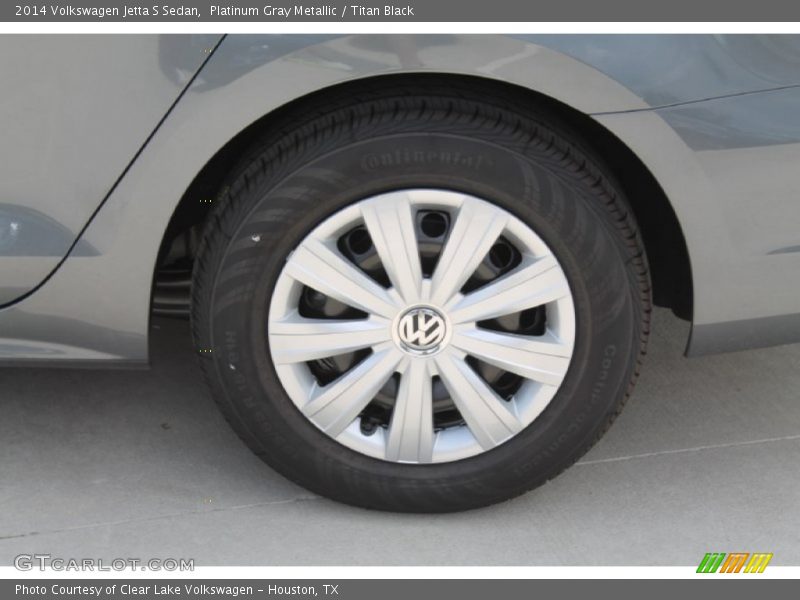 Platinum Gray Metallic / Titan Black 2014 Volkswagen Jetta S Sedan