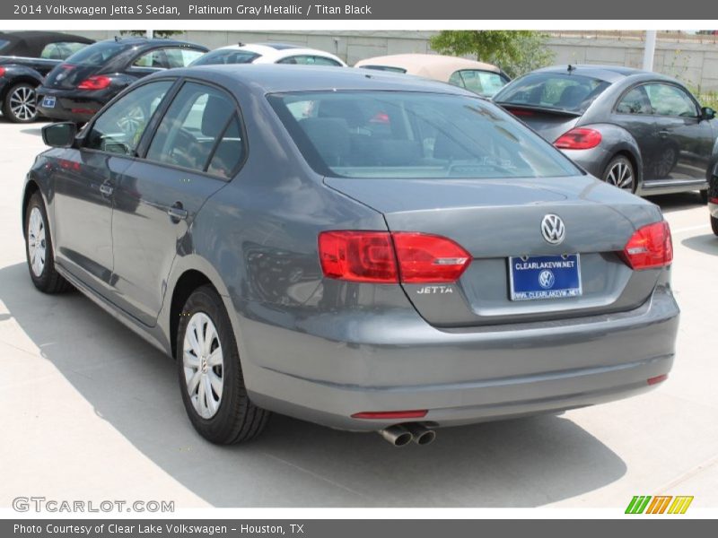 Platinum Gray Metallic / Titan Black 2014 Volkswagen Jetta S Sedan