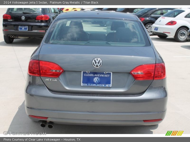Platinum Gray Metallic / Titan Black 2014 Volkswagen Jetta S Sedan