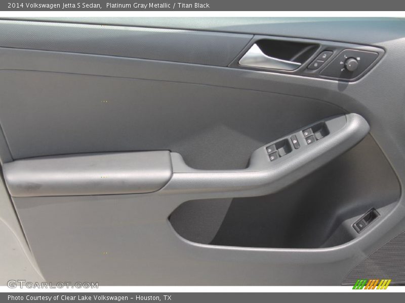 Platinum Gray Metallic / Titan Black 2014 Volkswagen Jetta S Sedan