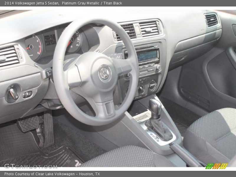 Platinum Gray Metallic / Titan Black 2014 Volkswagen Jetta S Sedan