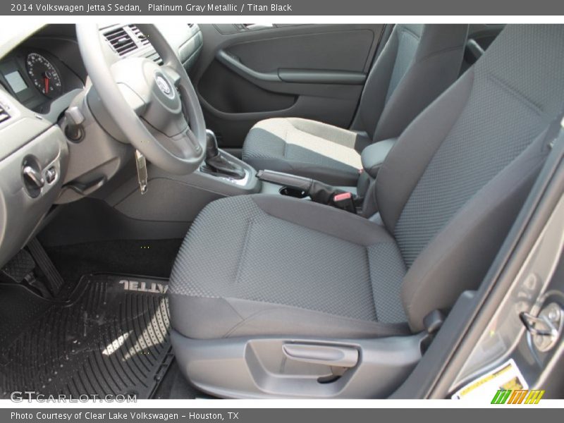 Platinum Gray Metallic / Titan Black 2014 Volkswagen Jetta S Sedan