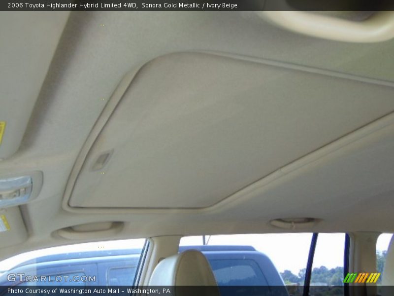 Sonora Gold Metallic / Ivory Beige 2006 Toyota Highlander Hybrid Limited 4WD