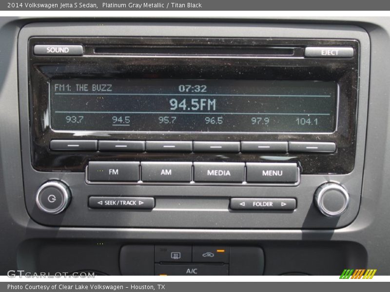 Platinum Gray Metallic / Titan Black 2014 Volkswagen Jetta S Sedan