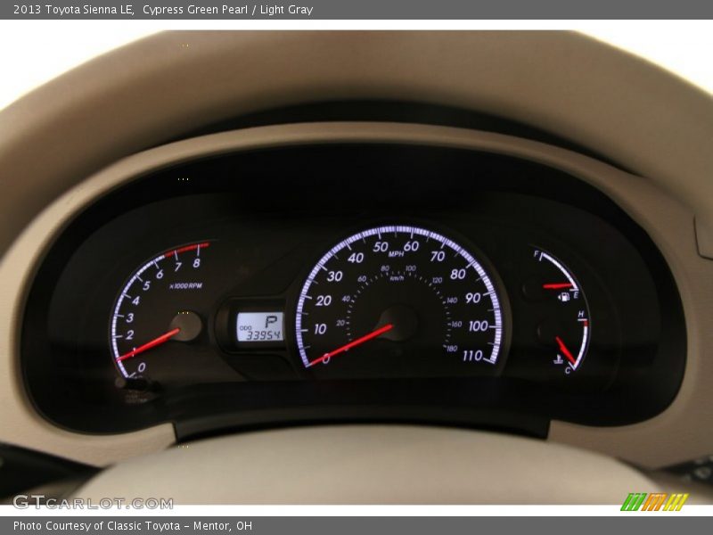  2013 Sienna LE LE Gauges