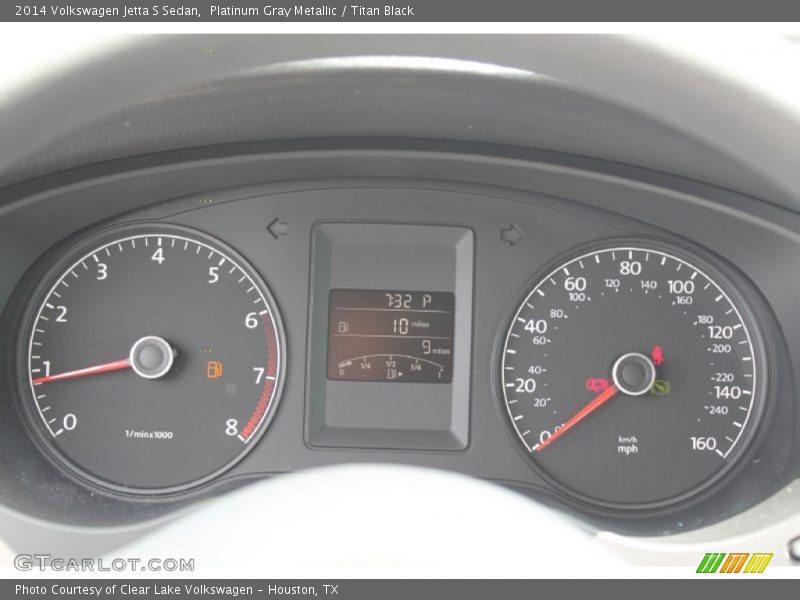 Platinum Gray Metallic / Titan Black 2014 Volkswagen Jetta S Sedan