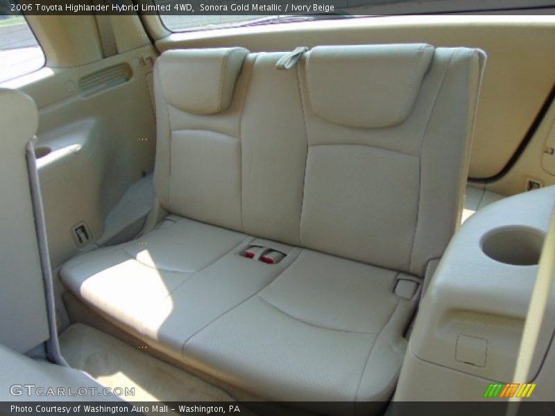 Rear Seat of 2006 Highlander Hybrid Limited 4WD