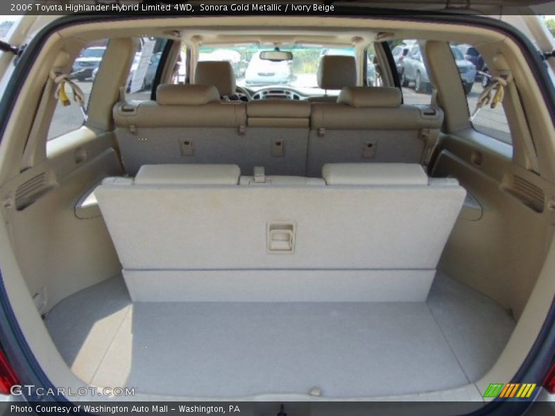  2006 Highlander Hybrid Limited 4WD Trunk