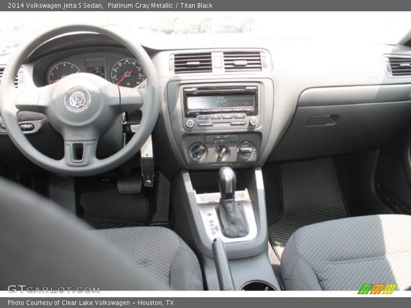 Platinum Gray Metallic / Titan Black 2014 Volkswagen Jetta S Sedan