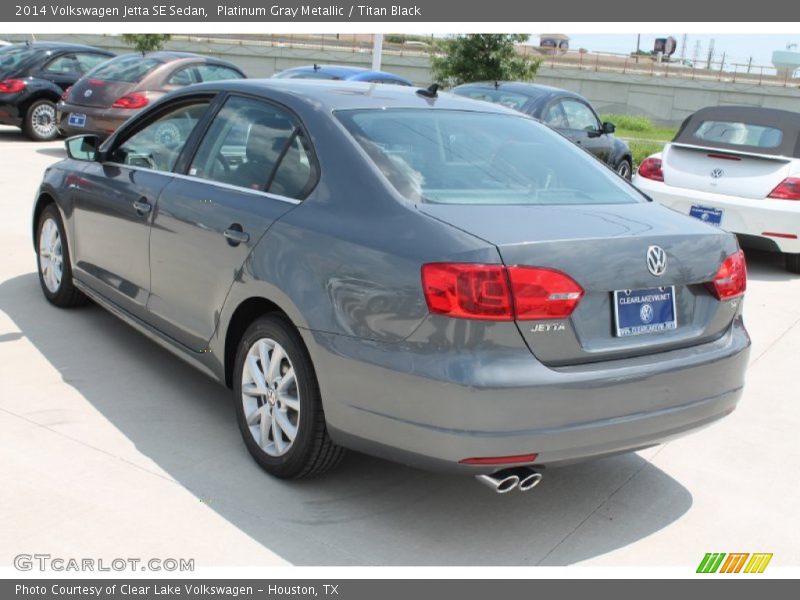 Platinum Gray Metallic / Titan Black 2014 Volkswagen Jetta SE Sedan