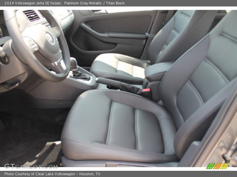 Platinum Gray Metallic / Titan Black 2014 Volkswagen Jetta SE Sedan