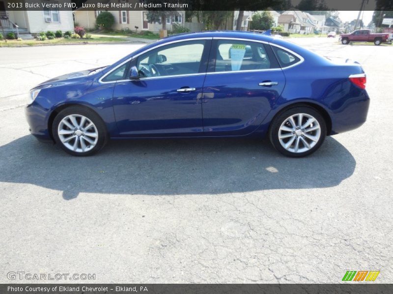 Luxo Blue Metallic / Medium Titanium 2013 Buick Verano FWD