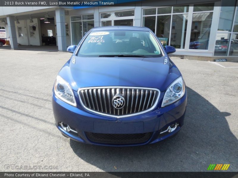 Luxo Blue Metallic / Medium Titanium 2013 Buick Verano FWD