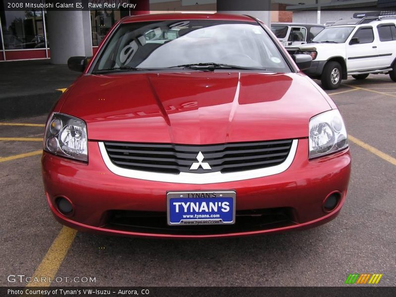 Rave Red / Gray 2008 Mitsubishi Galant ES