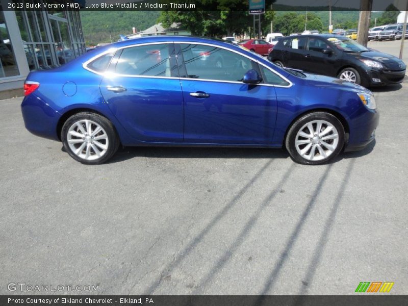 Luxo Blue Metallic / Medium Titanium 2013 Buick Verano FWD