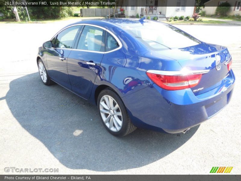 Luxo Blue Metallic / Medium Titanium 2013 Buick Verano FWD