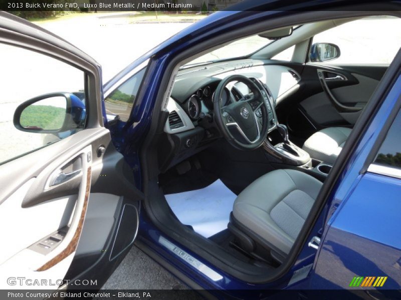 Luxo Blue Metallic / Medium Titanium 2013 Buick Verano FWD