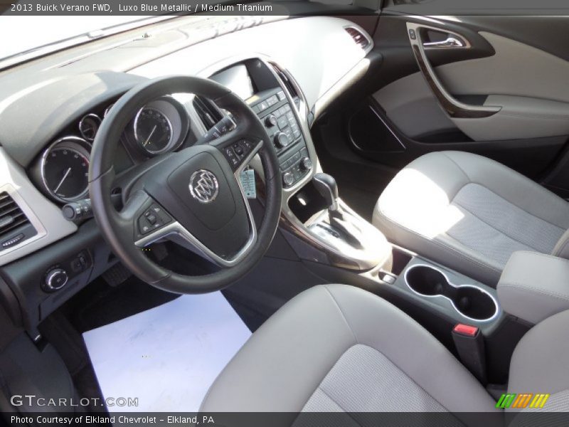 Luxo Blue Metallic / Medium Titanium 2013 Buick Verano FWD