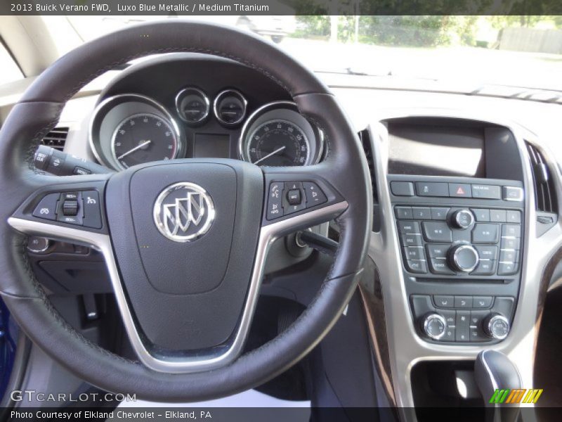 Luxo Blue Metallic / Medium Titanium 2013 Buick Verano FWD