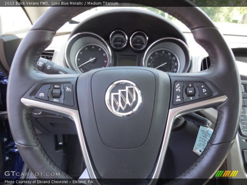 Luxo Blue Metallic / Medium Titanium 2013 Buick Verano FWD