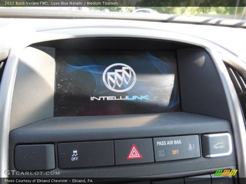 Luxo Blue Metallic / Medium Titanium 2013 Buick Verano FWD