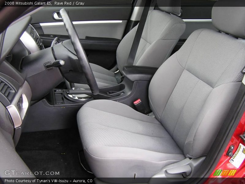 Rave Red / Gray 2008 Mitsubishi Galant ES
