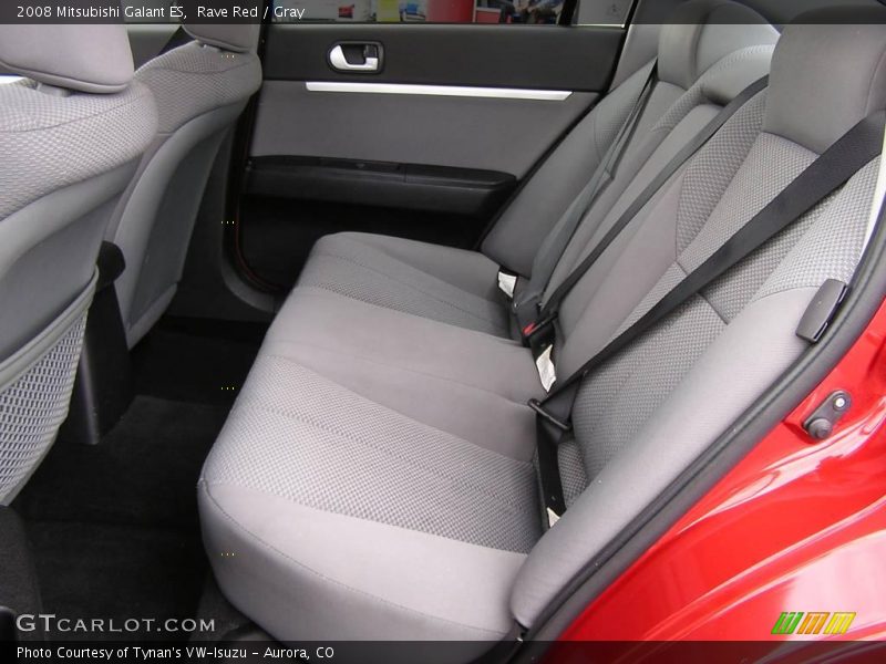 Rave Red / Gray 2008 Mitsubishi Galant ES