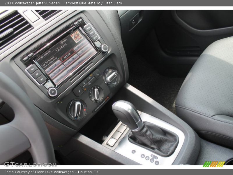 Tempest Blue Metallic / Titan Black 2014 Volkswagen Jetta SE Sedan
