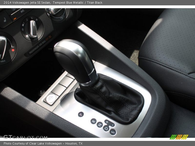 Tempest Blue Metallic / Titan Black 2014 Volkswagen Jetta SE Sedan