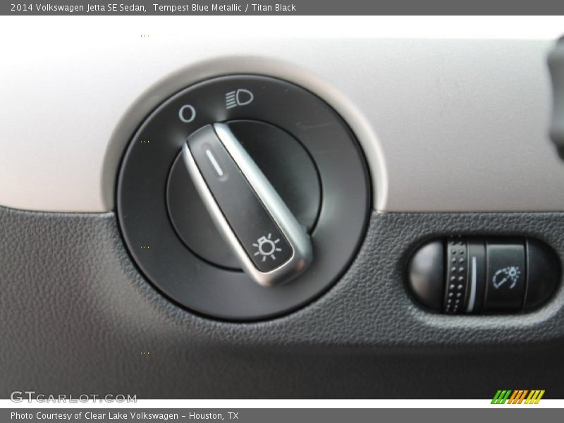 Tempest Blue Metallic / Titan Black 2014 Volkswagen Jetta SE Sedan