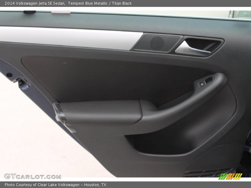 Tempest Blue Metallic / Titan Black 2014 Volkswagen Jetta SE Sedan