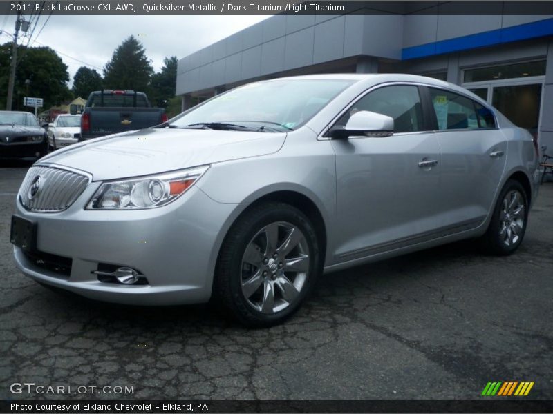 Quicksilver Metallic / Dark Titanium/Light Titanium 2011 Buick LaCrosse CXL AWD
