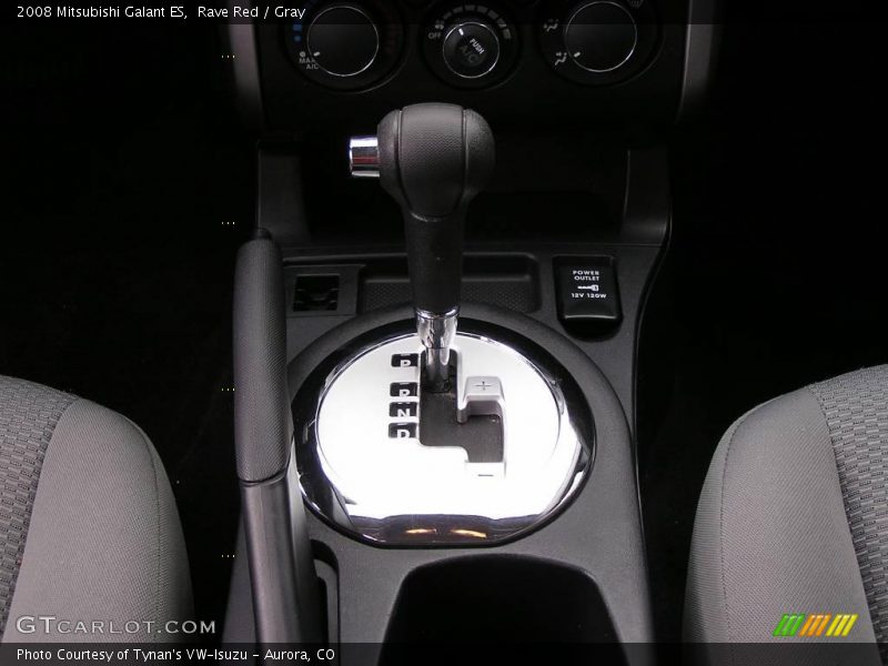 Rave Red / Gray 2008 Mitsubishi Galant ES