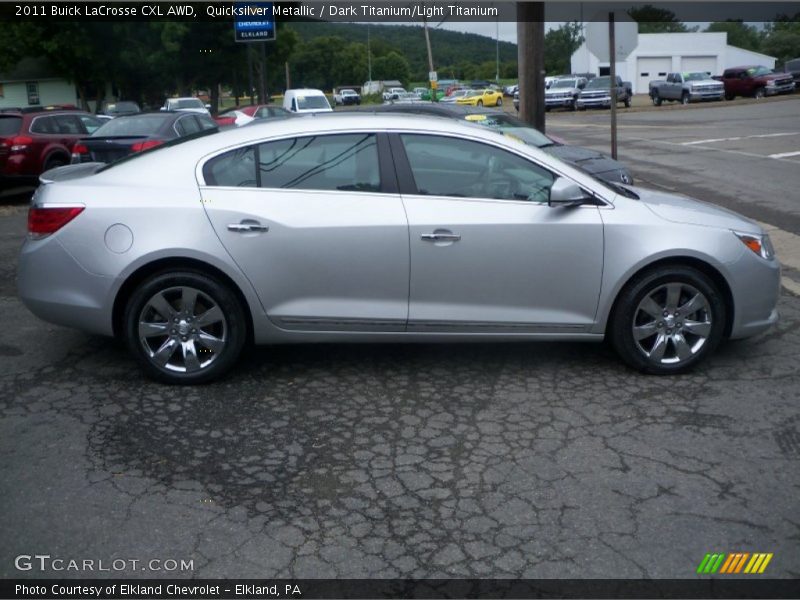 Quicksilver Metallic / Dark Titanium/Light Titanium 2011 Buick LaCrosse CXL AWD