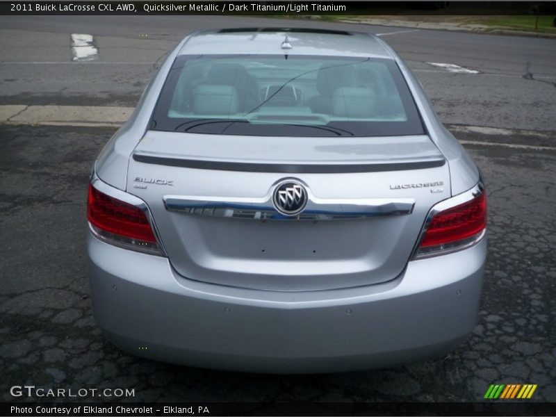 Quicksilver Metallic / Dark Titanium/Light Titanium 2011 Buick LaCrosse CXL AWD