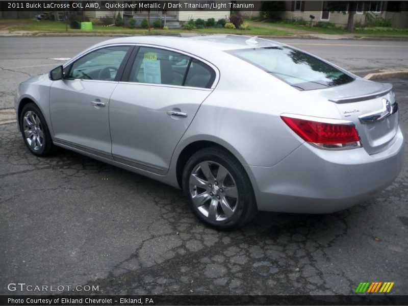 Quicksilver Metallic / Dark Titanium/Light Titanium 2011 Buick LaCrosse CXL AWD