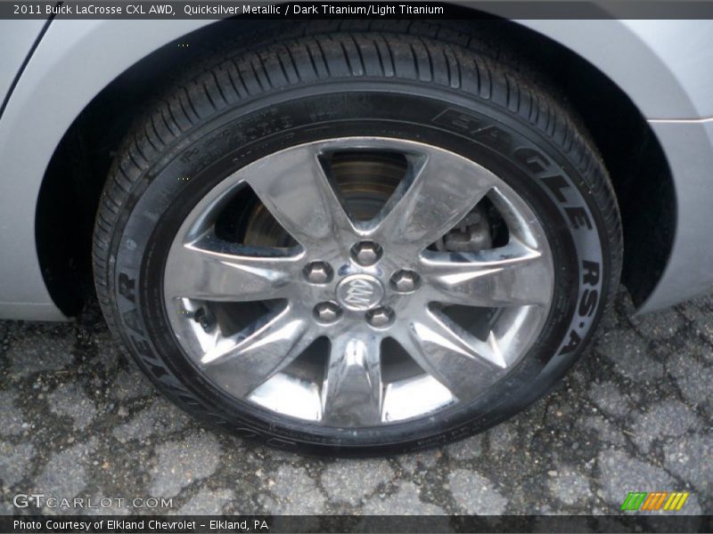 Quicksilver Metallic / Dark Titanium/Light Titanium 2011 Buick LaCrosse CXL AWD