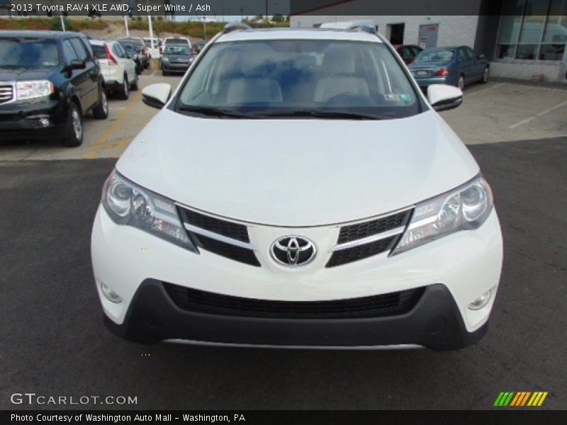 Super White / Ash 2013 Toyota RAV4 XLE AWD