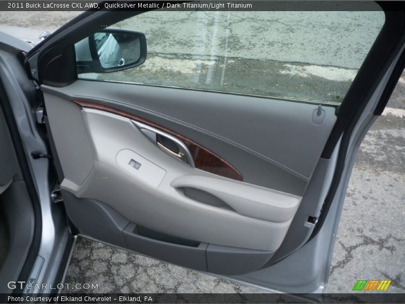 Quicksilver Metallic / Dark Titanium/Light Titanium 2011 Buick LaCrosse CXL AWD