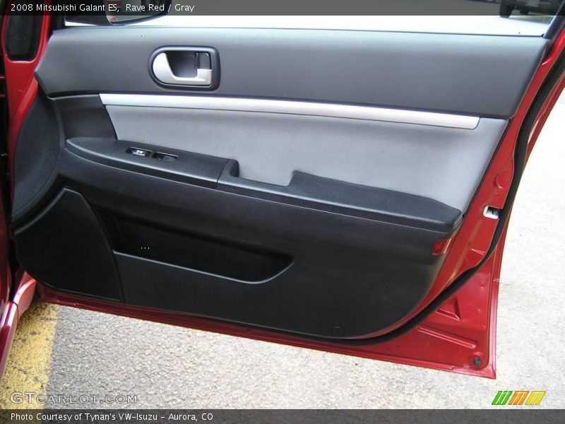 Rave Red / Gray 2008 Mitsubishi Galant ES