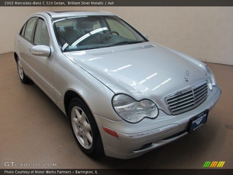 Brilliant Silver Metallic / Ash 2003 Mercedes-Benz C 320 Sedan