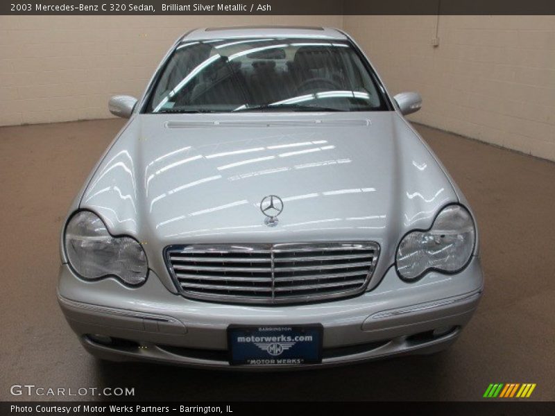 Brilliant Silver Metallic / Ash 2003 Mercedes-Benz C 320 Sedan