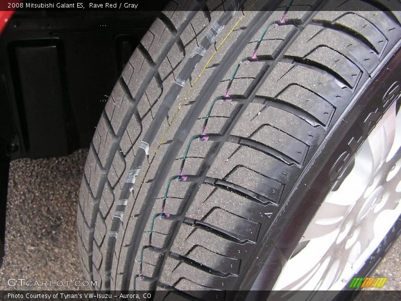 Rave Red / Gray 2008 Mitsubishi Galant ES