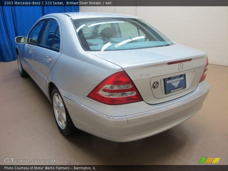 Brilliant Silver Metallic / Ash 2003 Mercedes-Benz C 320 Sedan