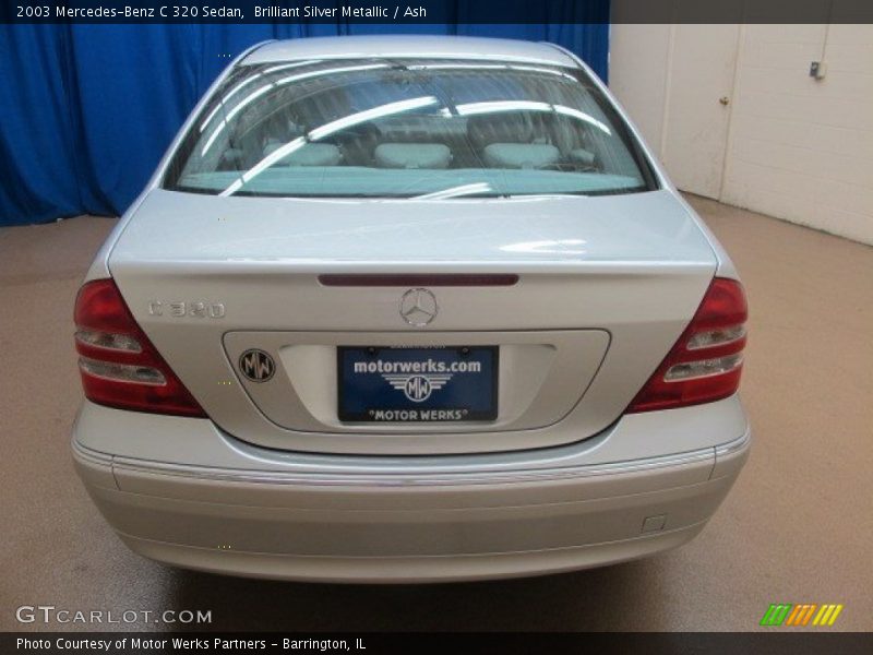 Brilliant Silver Metallic / Ash 2003 Mercedes-Benz C 320 Sedan